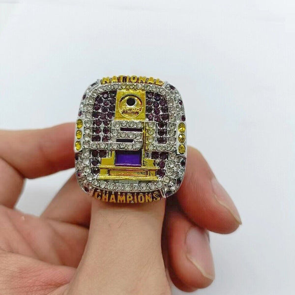 2023-2022 LSU Tigers Championship ring new style  8-13 size for your choice new style