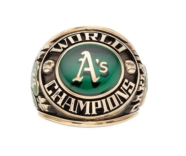 MLB 1974 Oakland Athletics World Series Championship Ring