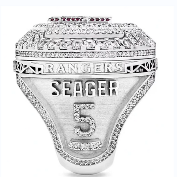 Texas Rangers Official Style championship Ring Pre-sale New 2024 Texas Rangers Ring With Box #5 SEAGER
