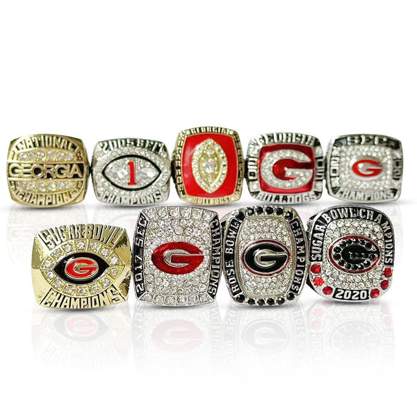 NCAA George University Bulldogs 9 set championship rings