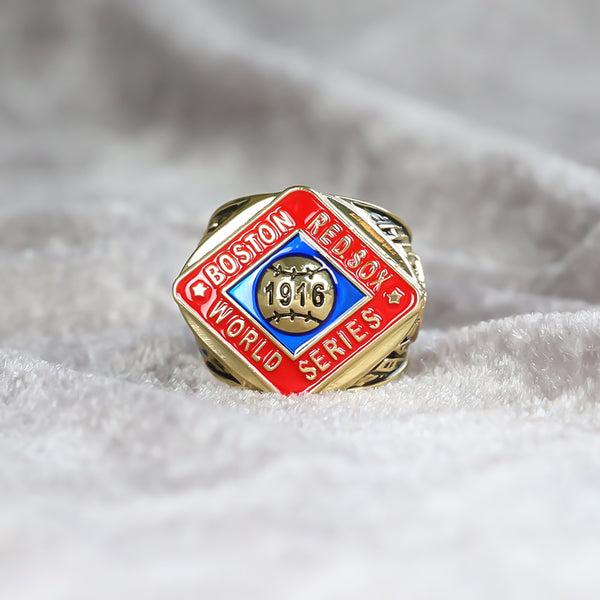 MLB 1916 Boston Red Sox Baseball World Champion Ring Fan Collection Factory Direct Sales
