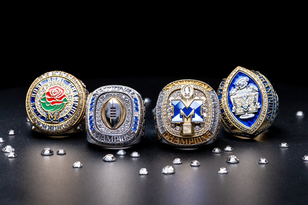 Michigan’s 2023 Football National Championship Ring 4set