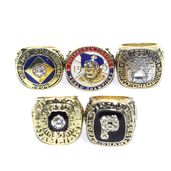 5 MLB Pittsburgh Pirates Championship Ring Set