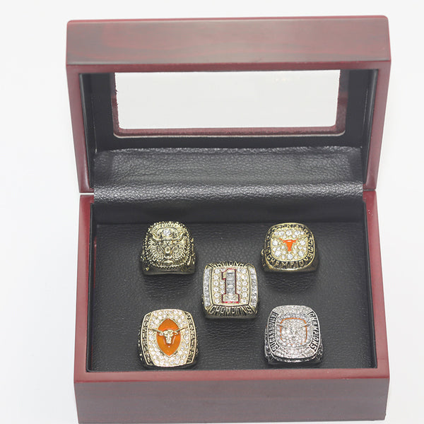 NCAA 1998, 2008, 2015 University of Tennessee Volunteer Team Championship Ring Ball Set