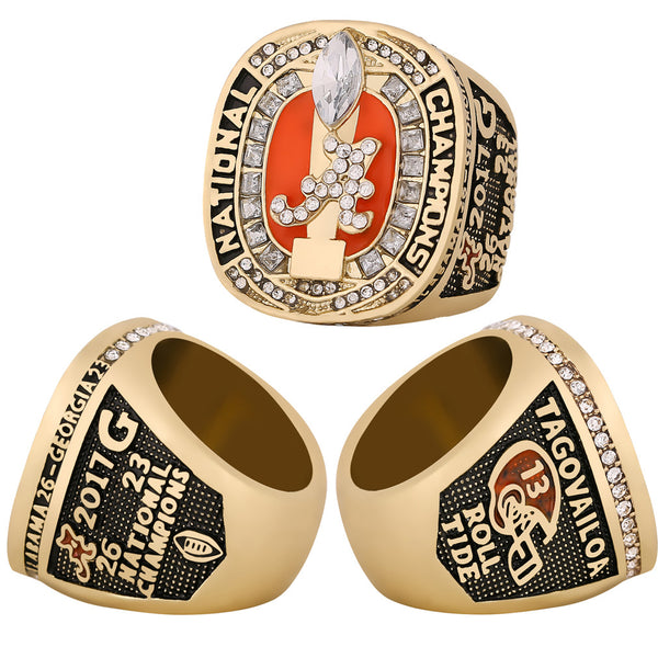 NCAA New 2017 Alabama Red Tide Champion Ring