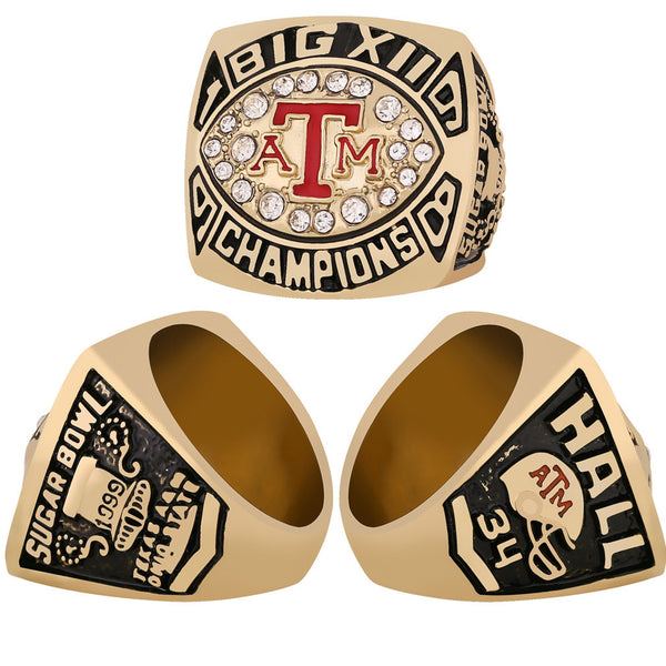 NCAA 1998 Texas A&M University Big12 Championship Ring Sugar Bowl