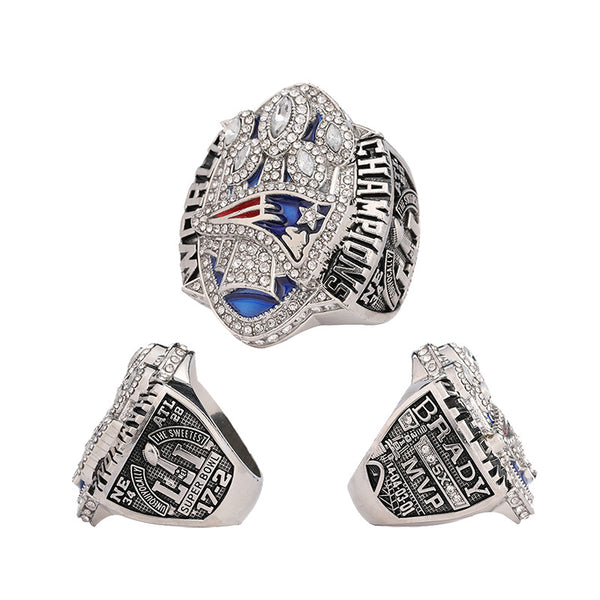 NFL Rugby 2016 New England Patriots Super Bowl Champion Ring