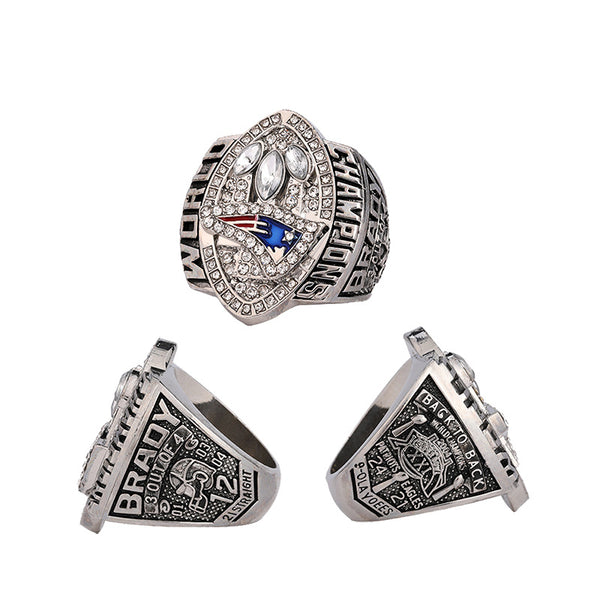 2004 NFL New England Patriots Super Bowl Rugby Championship Ring