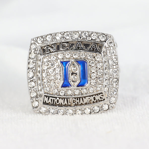NCAA 2015 Duke Blue Magic University Championship Ring 2015 Duke Blue Devils NCAA National Championship Ring