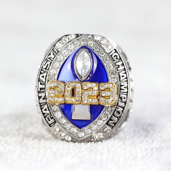 New 2023 FFL Fantasy Football Champion - Custom Name Championship Ring Fans collect commemorative rings fifa
