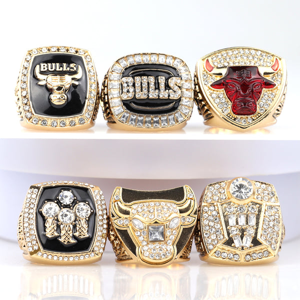NBA 1991, 1992, 1993, 1996, 1997, 1998 Jordan 6set-Year Championship Ring Chicago Bulls