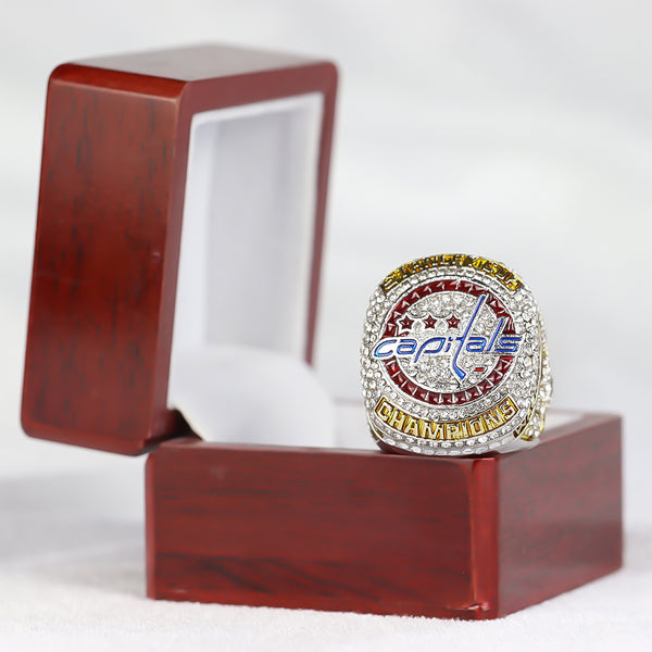 NHL 2018 Washington Capitals Championship Ring Ice Hockey League Championship Ring Manufacturer Direct Sales Fans Customized Championship Ring