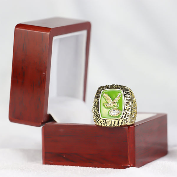 NFL football 1980 Philadelphia Eagles championship ring alloy diamond in Europe and the United States best-selling men's ring