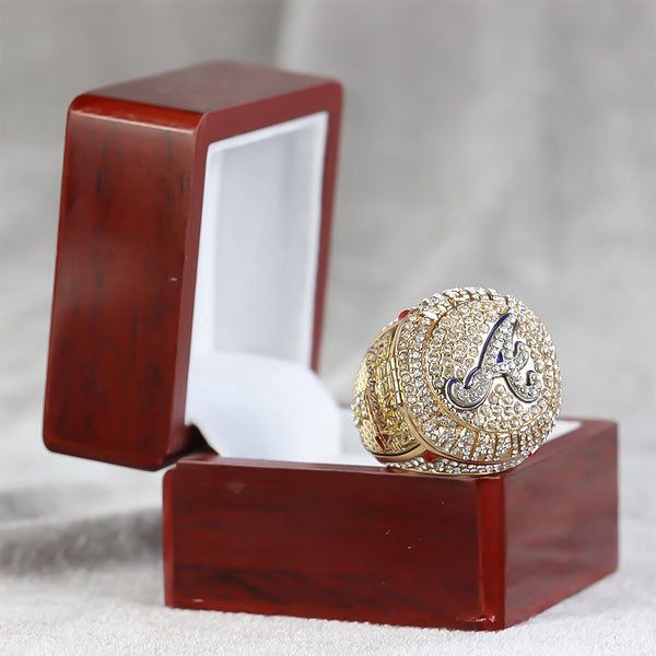 2021 Atlanta Warriors MLB Champion Ring Hinged Flap Design