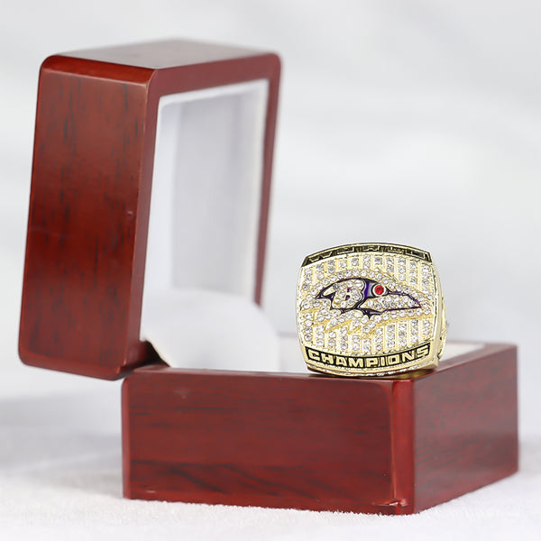 NFL Rugby 2000 Baltimore Ravens Championship Ring Personalized Gift Pop Jewelry Championship Ring