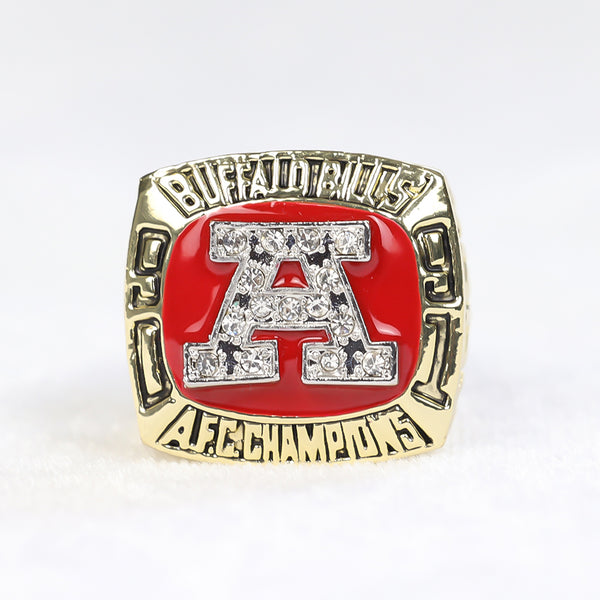 AFC 1991 Buffalo Bills American Football  Championship Ring