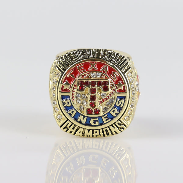 2011 Texas Rangers American Professional Baseball Championship Ring Gold Silver Fan Collection